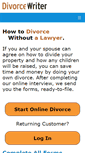 Mobile Screenshot of divorcewriter.com